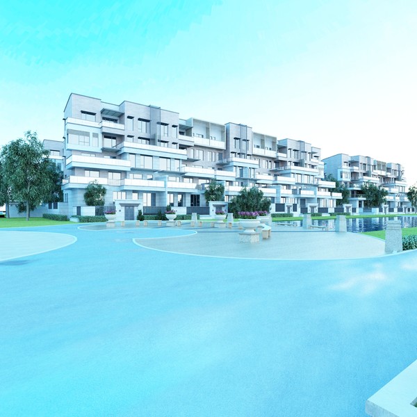 3d modern apartment building model - 3D Building 054 by sundynasty